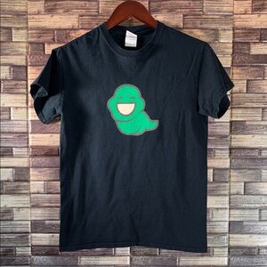 Pre Owned Gildan Small Homestuck John Egbert green slime ghost black t-shirt